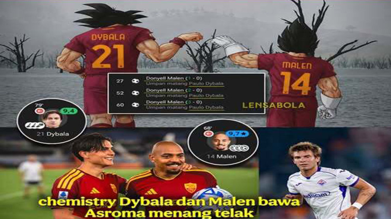 Hasil Liga Serie A 2026/2027: Roma 4-0 Fiorentina.
