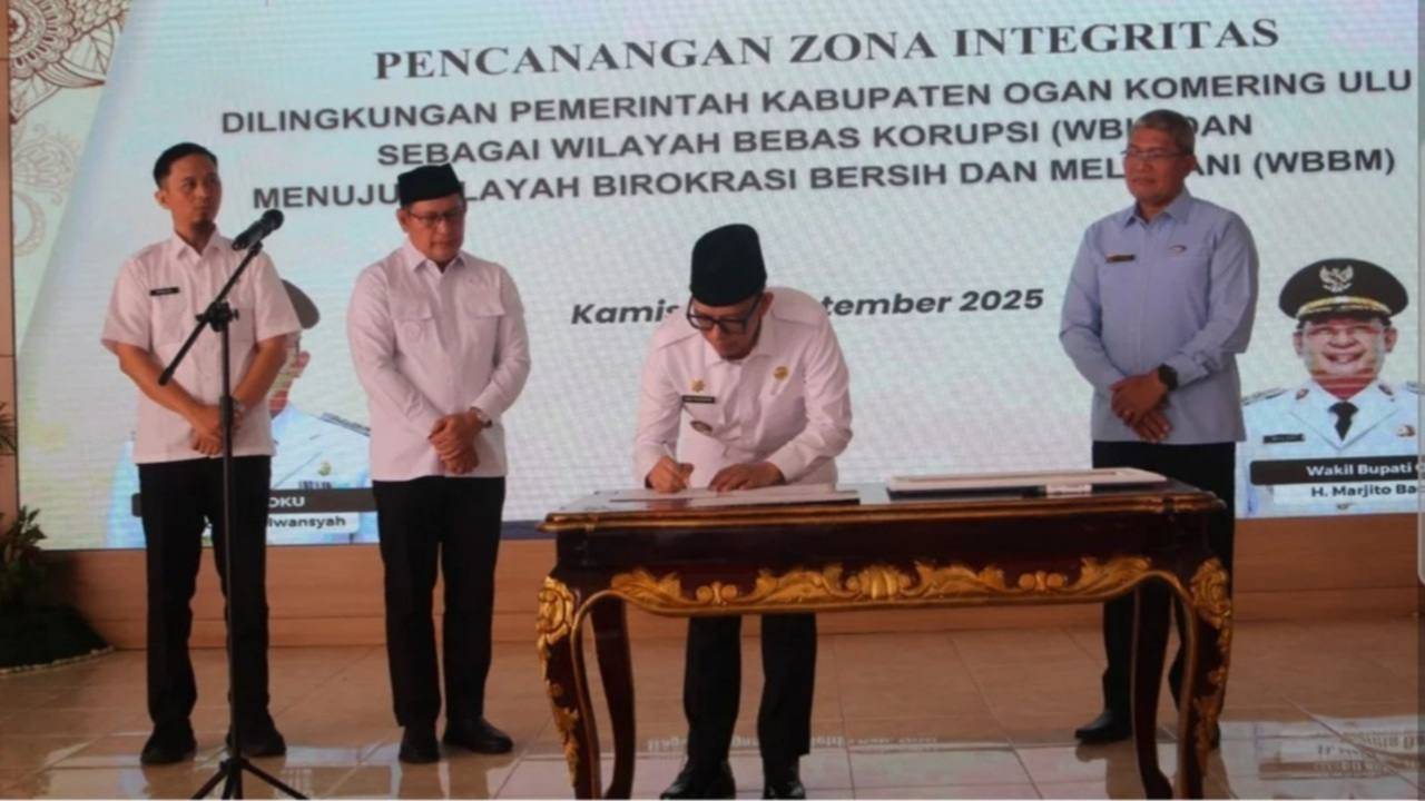Pemkab OKU Resmi Canangkan Zona Integritas