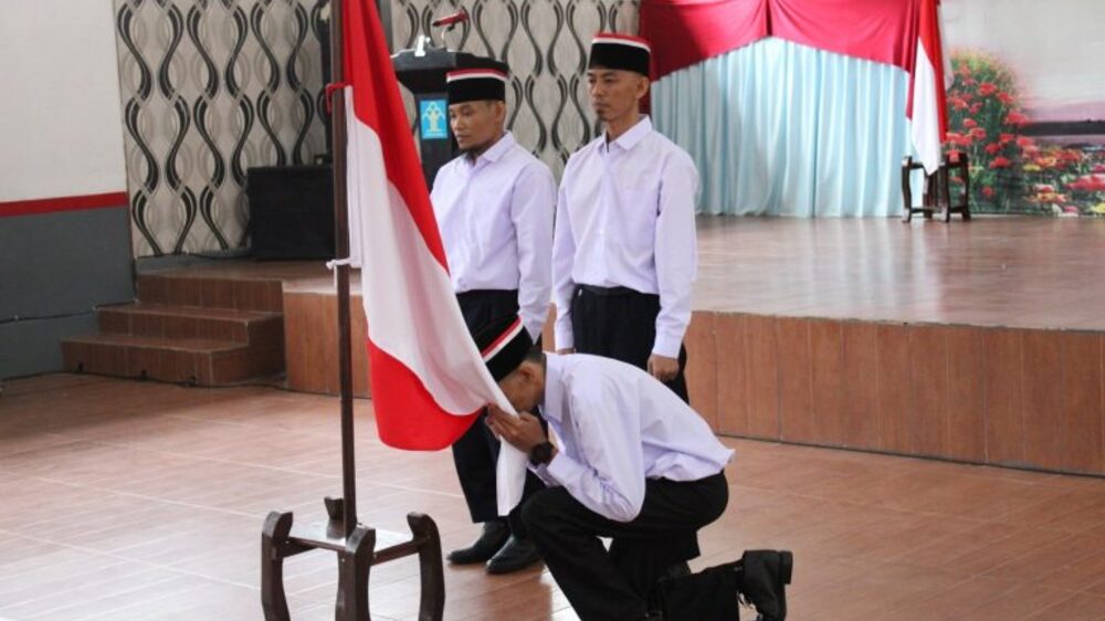  Tiga Narapidana Terorisme di Lapas Palembang Ucapkan Ikrar Setia NKRI