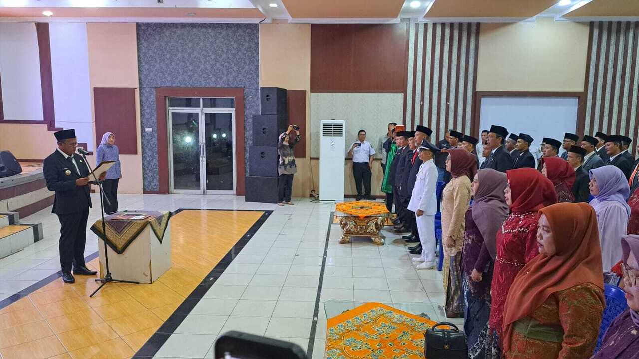Pelantikan Perdana Era H Arlan, 70 ASN Prabumulih Dapat Amanah Baru, Disiplin Jadi Fokus Utama PRABUMULIH