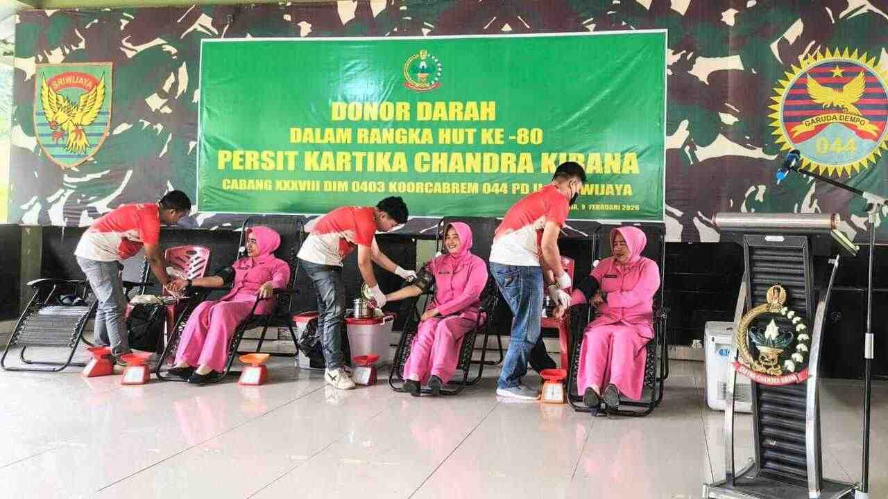 Kodim Bantu Penuhi Kebutuhan Darah di OKU