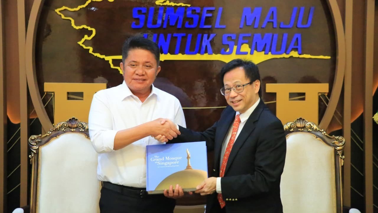 Gubernur Herman Deru dan Konsul Jenderal Singapura Bahas Penguatan Konektivitas Regional