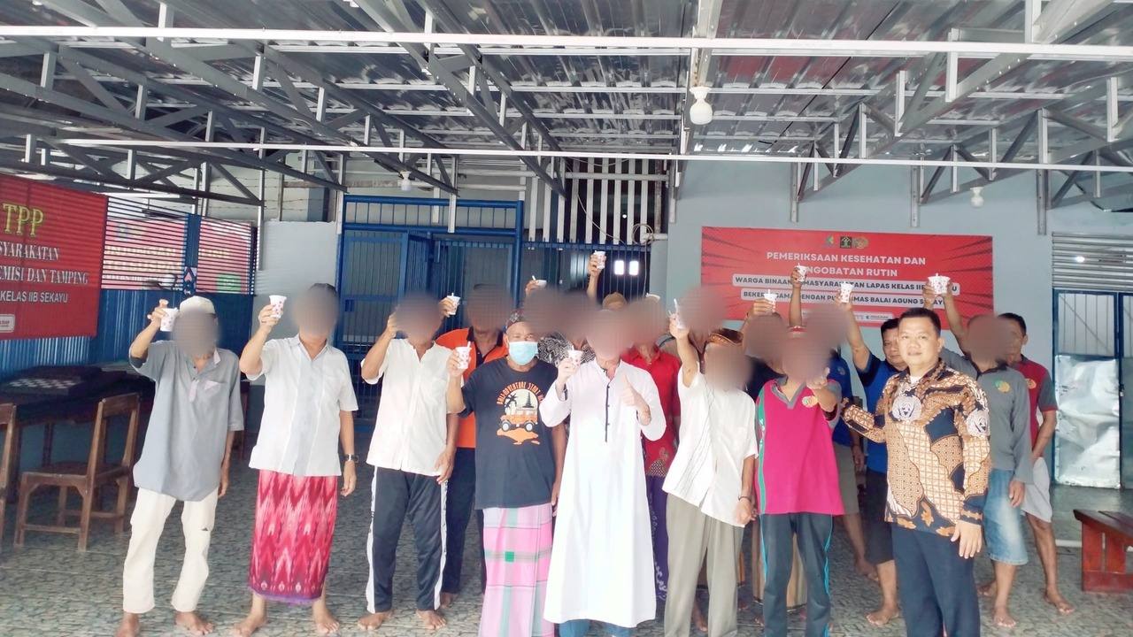 Jaga Kualitas Hidup Warga Binaan Lansia Lapas Sekayu Lakukan Ini