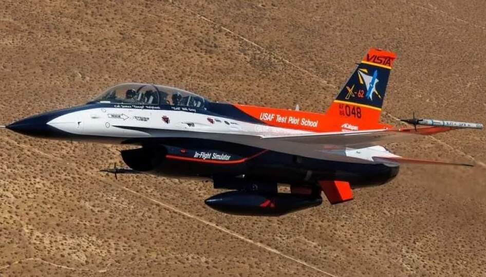 Angkatan Udara Amerika Sukses Uji Terbang X-62 Vista Menggunakan Kecerdasan Pilot AI