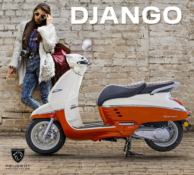 Peugeot Django 150, Motor Matic Berdesain Retro Klasik Ala Vespa