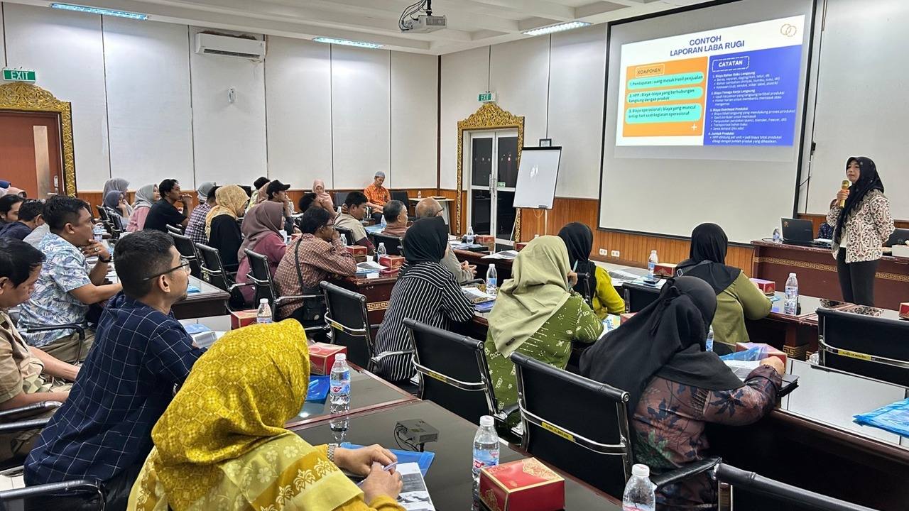 Pusri dan BRU Gelar Pelatihan Manajemen Keuangan untuk UMKM Mitra Binaan 