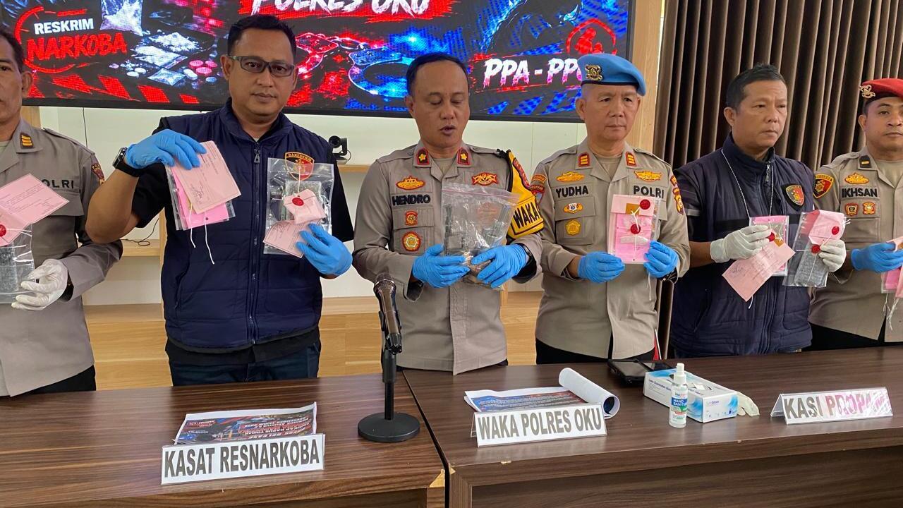 Bandar Narkoba di OKU Kedapatan Membawa Senpi Rakitan