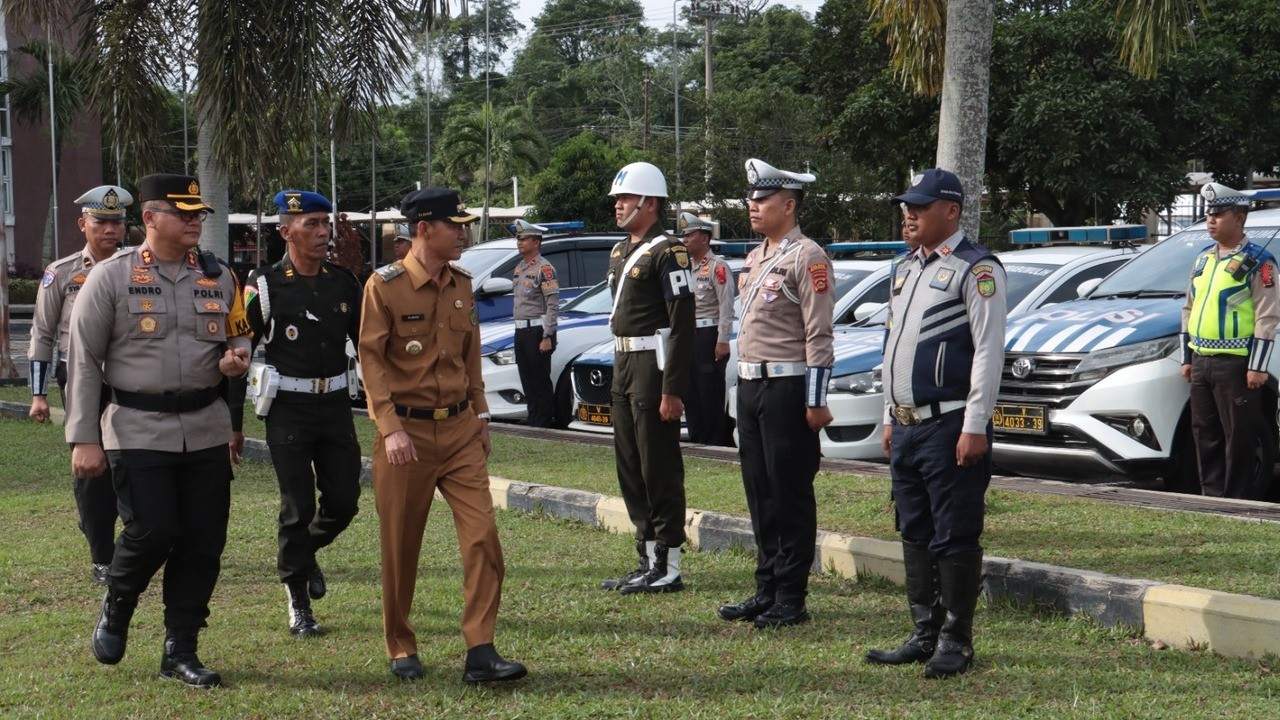 Gelar Pasukan Operasi Lilin 2024, PJ Wako Prabumulih Berharap Selama Nataru Prabumulih Tetap kondusif