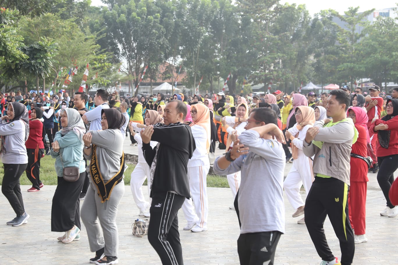  Ribuan Pelajar di OKU Peringati Hari Anak