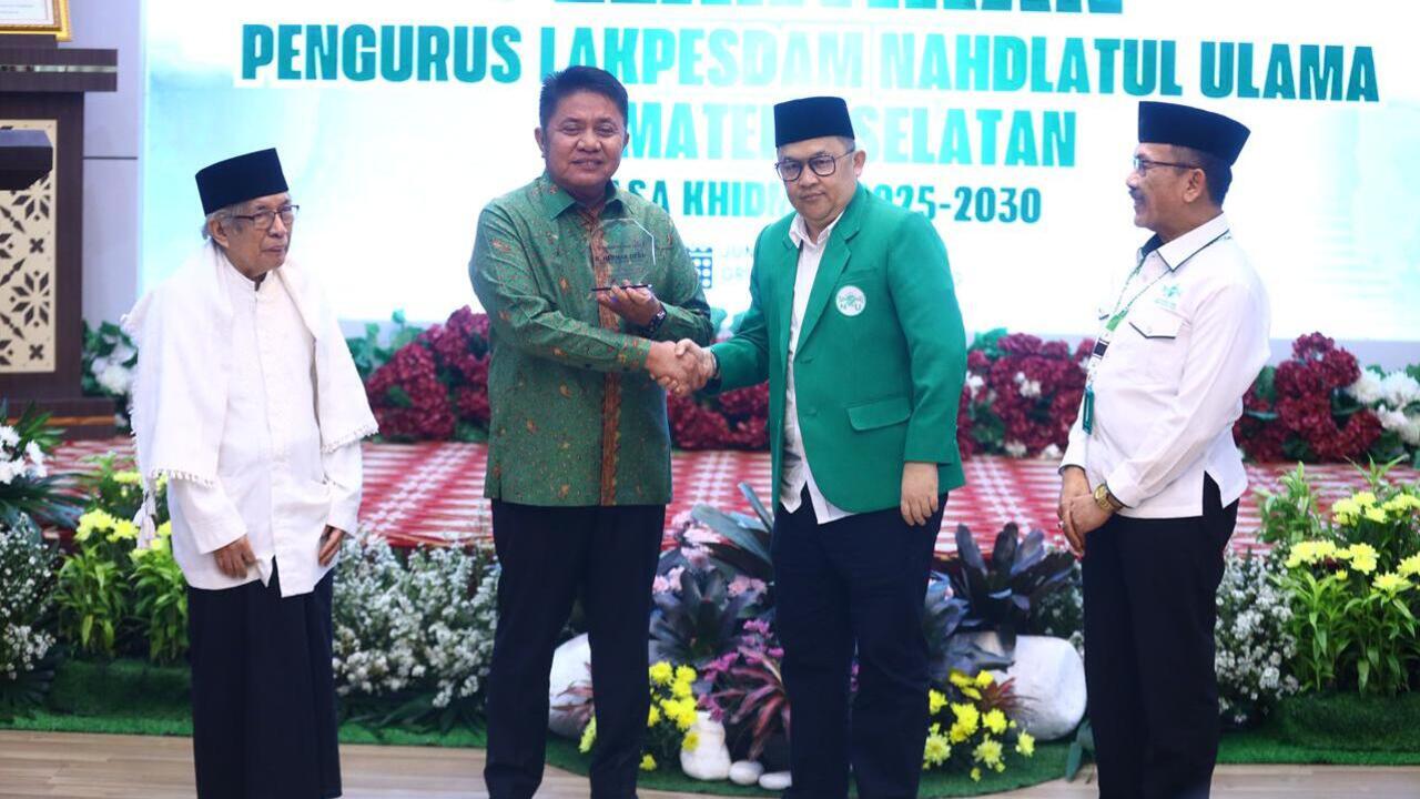 Gubernur Sumsel H Herman Deru Minta  Lakpesdam NU Sumsel, Fokus Kajian Dunia Pendidikan