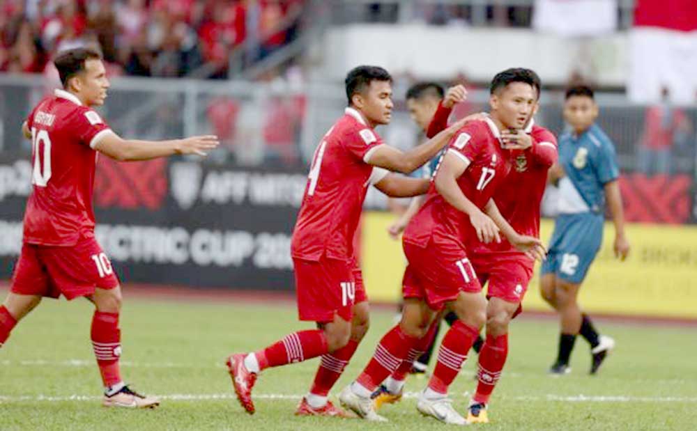 PIALA AFF 2022: Timnas Indonesia Pesta Gol, Gawang Brunei Darussalam Dibobol 7 Gol Tanpa Balas