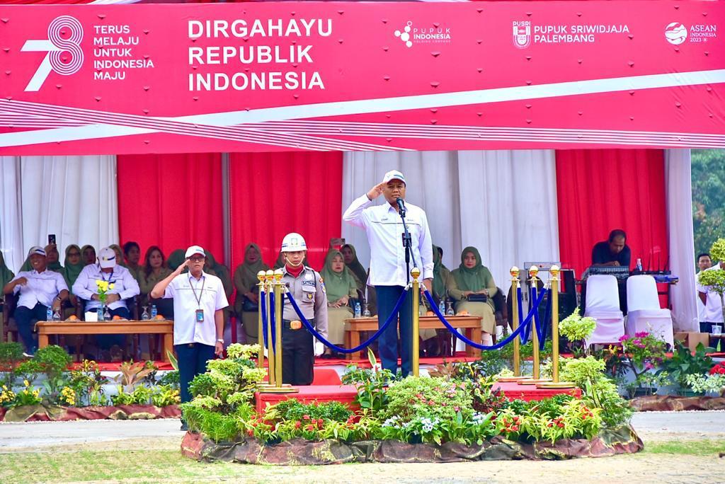  HUT ke-78 RI, Insan Pusri   Terus Berkolaborasi   untuk Indonesia Maju