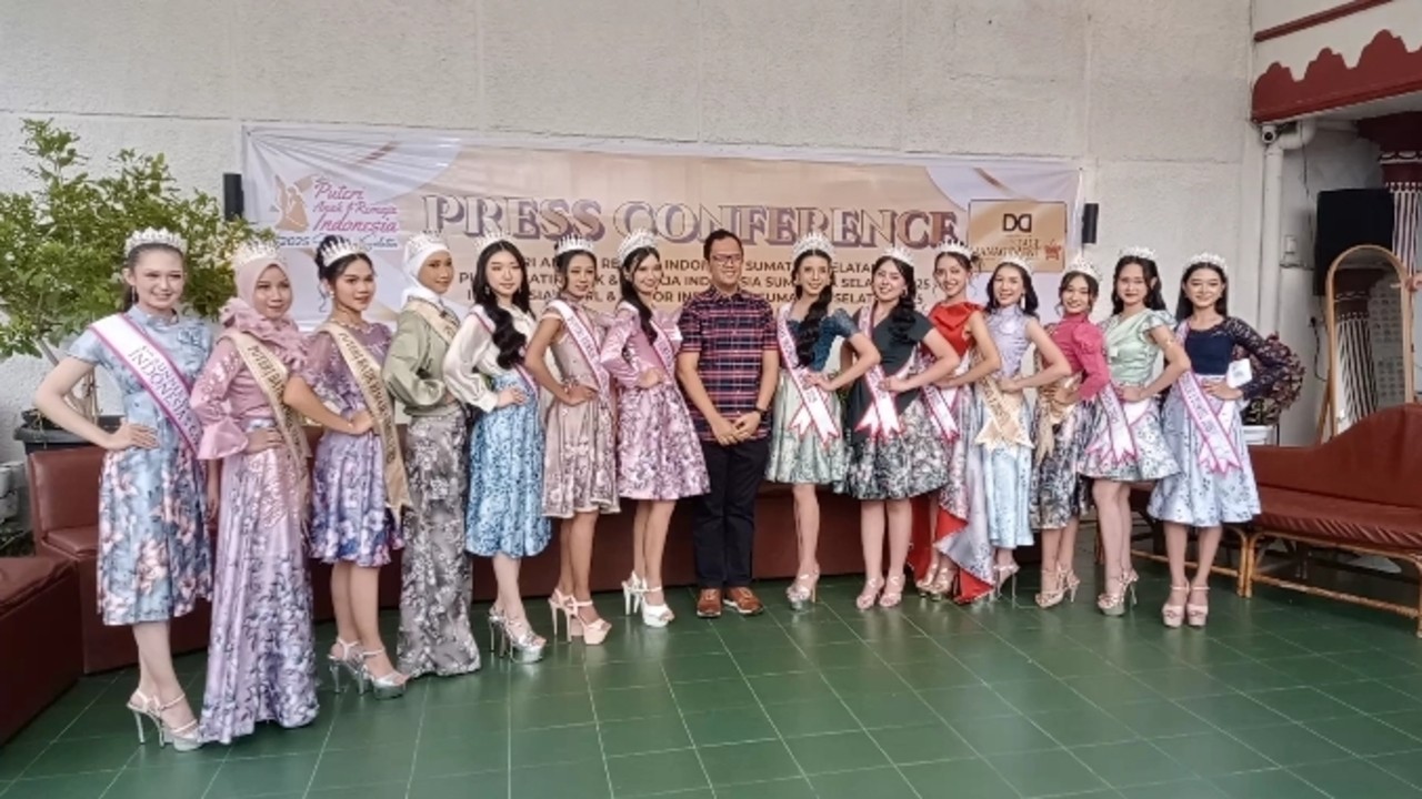 Kirim 12 Putri Anak dan Remaja ke Nasional, Sumsel Dikenal Sebagai Provinsi dengan Paras Wajah Tercantik 