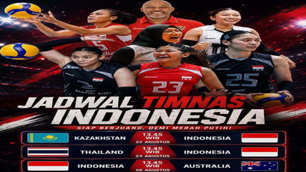 AVC Women’s Continental: Laga Hidup Mati Indonesia Vs Australia.