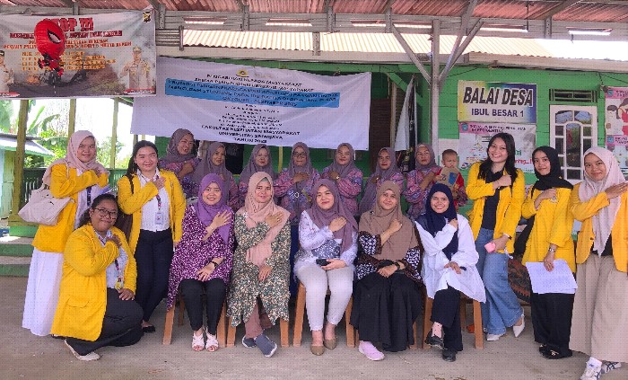 FKM Unsri Ajak Warga Desa Ibul Besar Cegah Stunting Lewat Pangan Beragam dan Bergizi