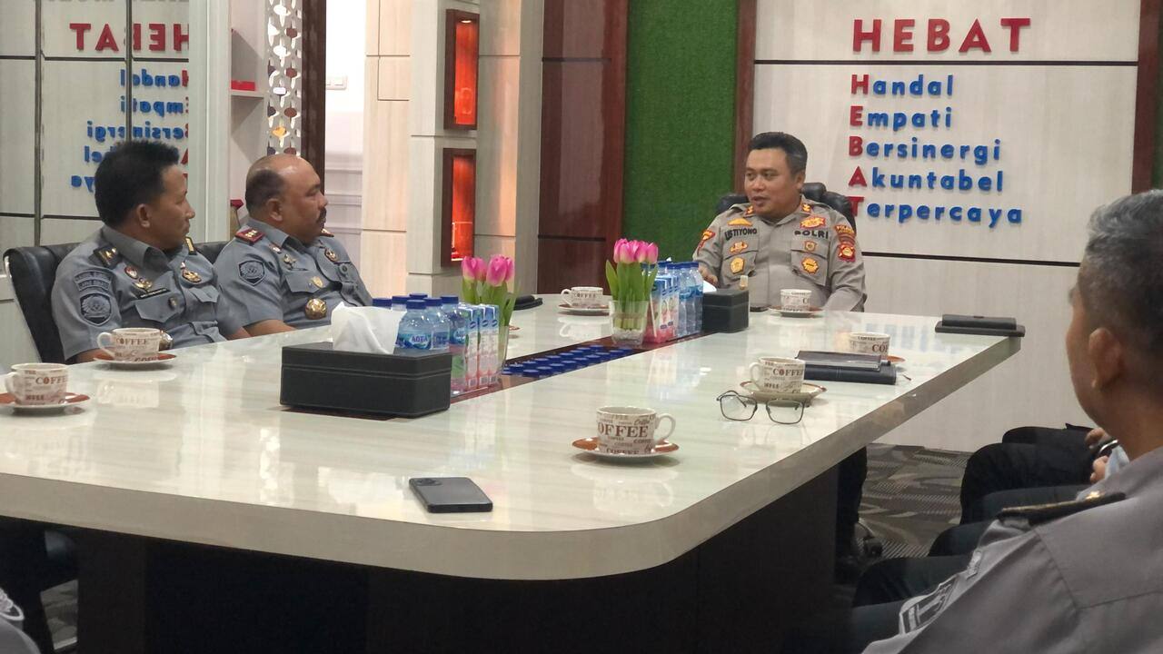 Ciptakan Kondisi Kondusif dan Pengamanan, Lapas SEKAYU Konsolidasi dengan Polres Muba