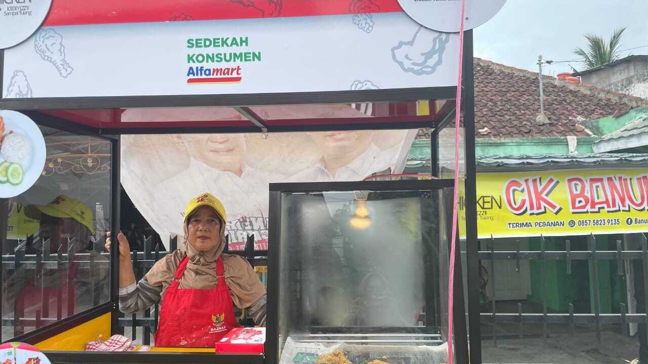 Baznas OKU Beri Pendampingan Pelaku Usaha Ayam Goreng