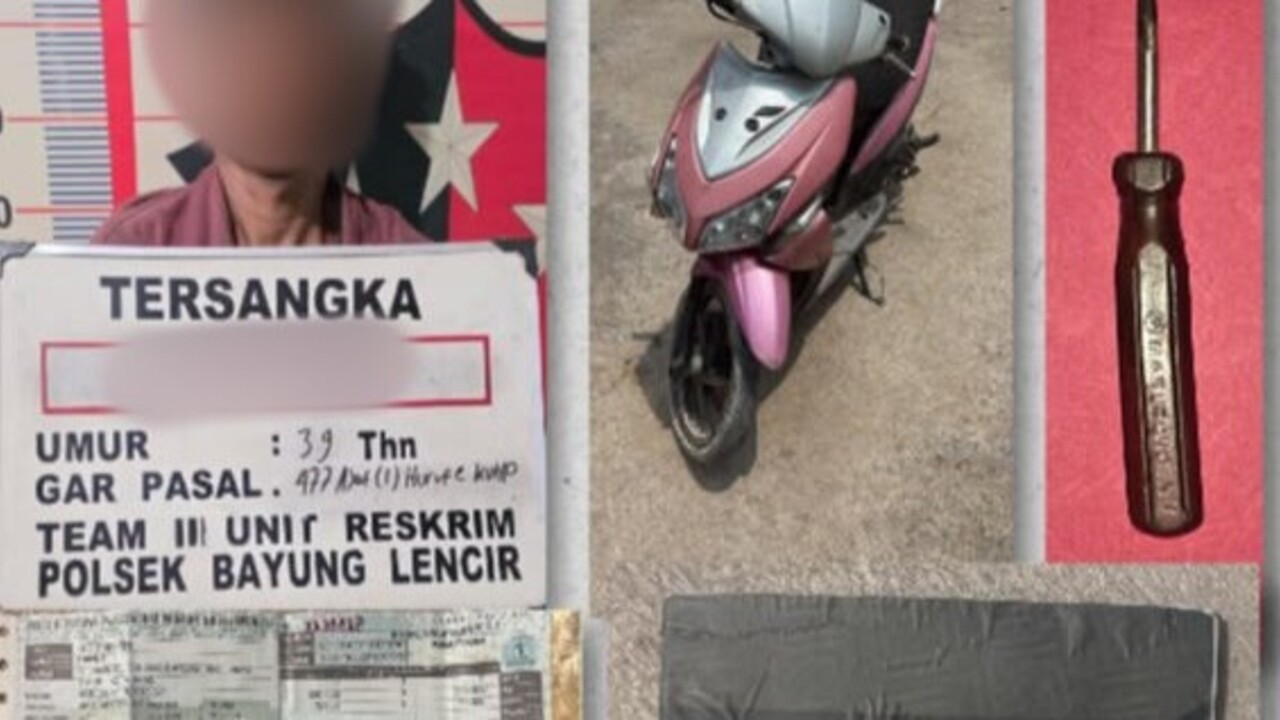 Dari Panjat Pohon hingga Congkel Pintu, Begini Modus Pelaku Curanmor di Bayung Lencir
