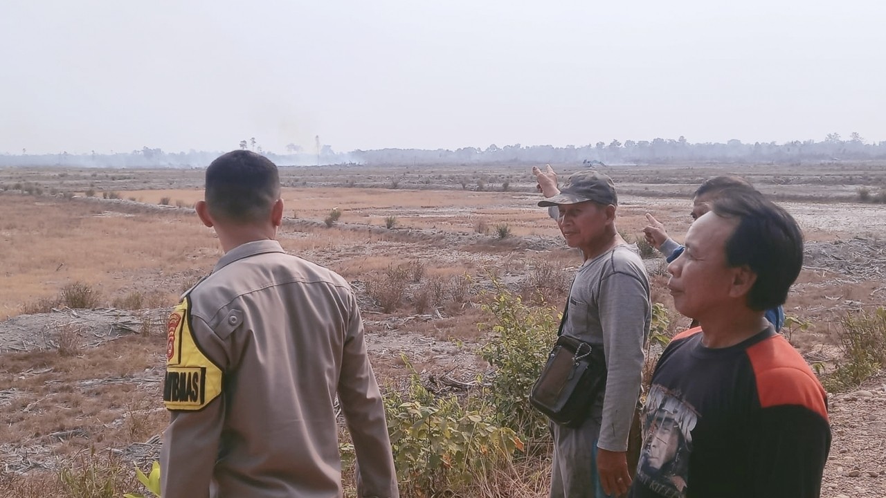 Karhutla Bakar 3 Hektar Sawah