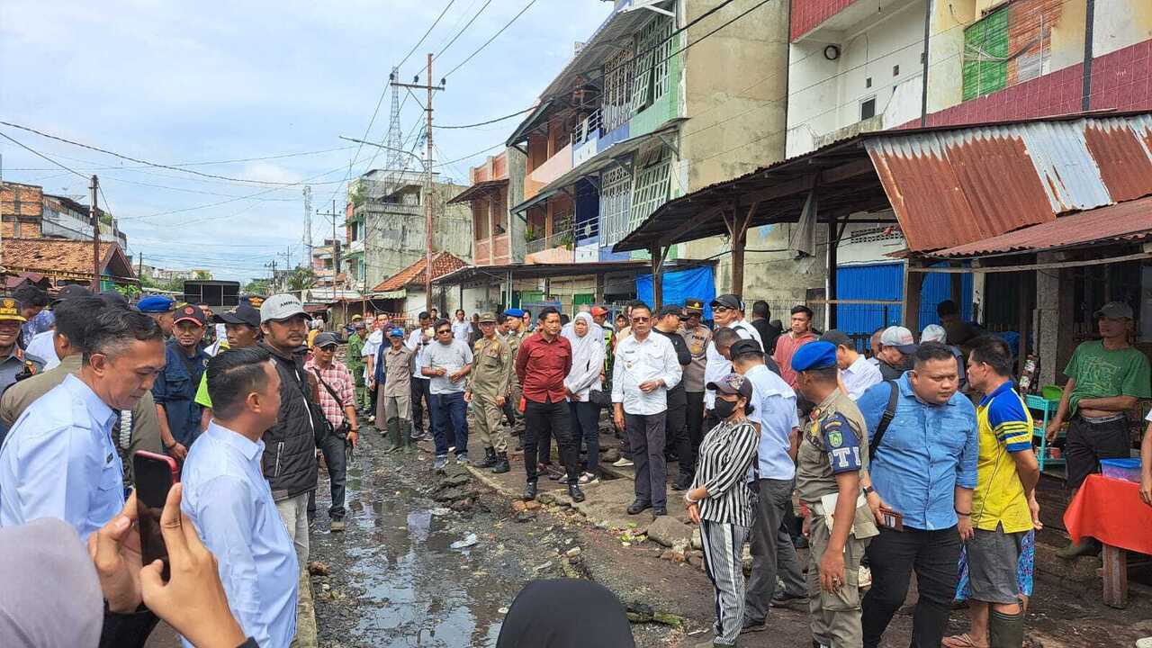 Pimpin Penertiban dan Relokasi Pedagang M Yamin, Wako H Arlan: Cak Pidanakan, Jangan Main-Main!