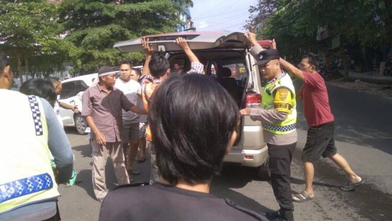 Gempar! “Mamang Ojek” Tewas Mendadak di Pasar Atas Baturaja, Diduga Serangan Jantung