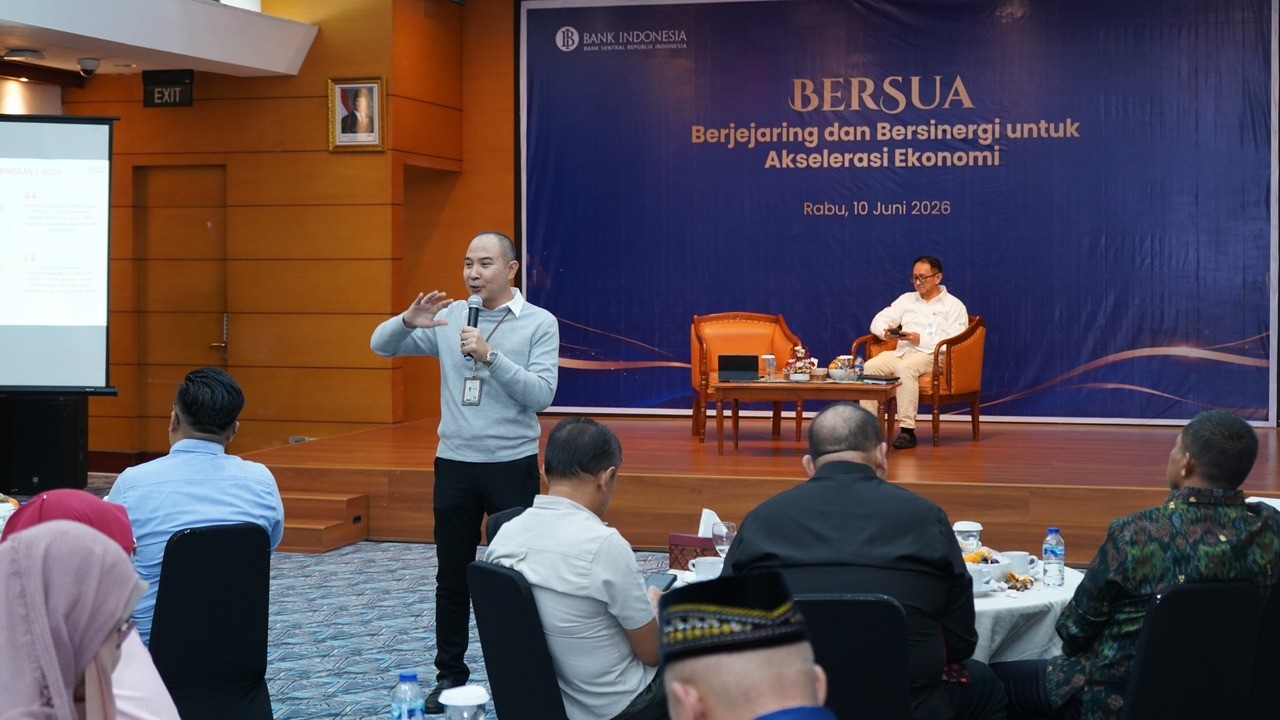 BI Sumatera Selatan Paparkan Kondisi Ekonomi dalam Forum Bersua 