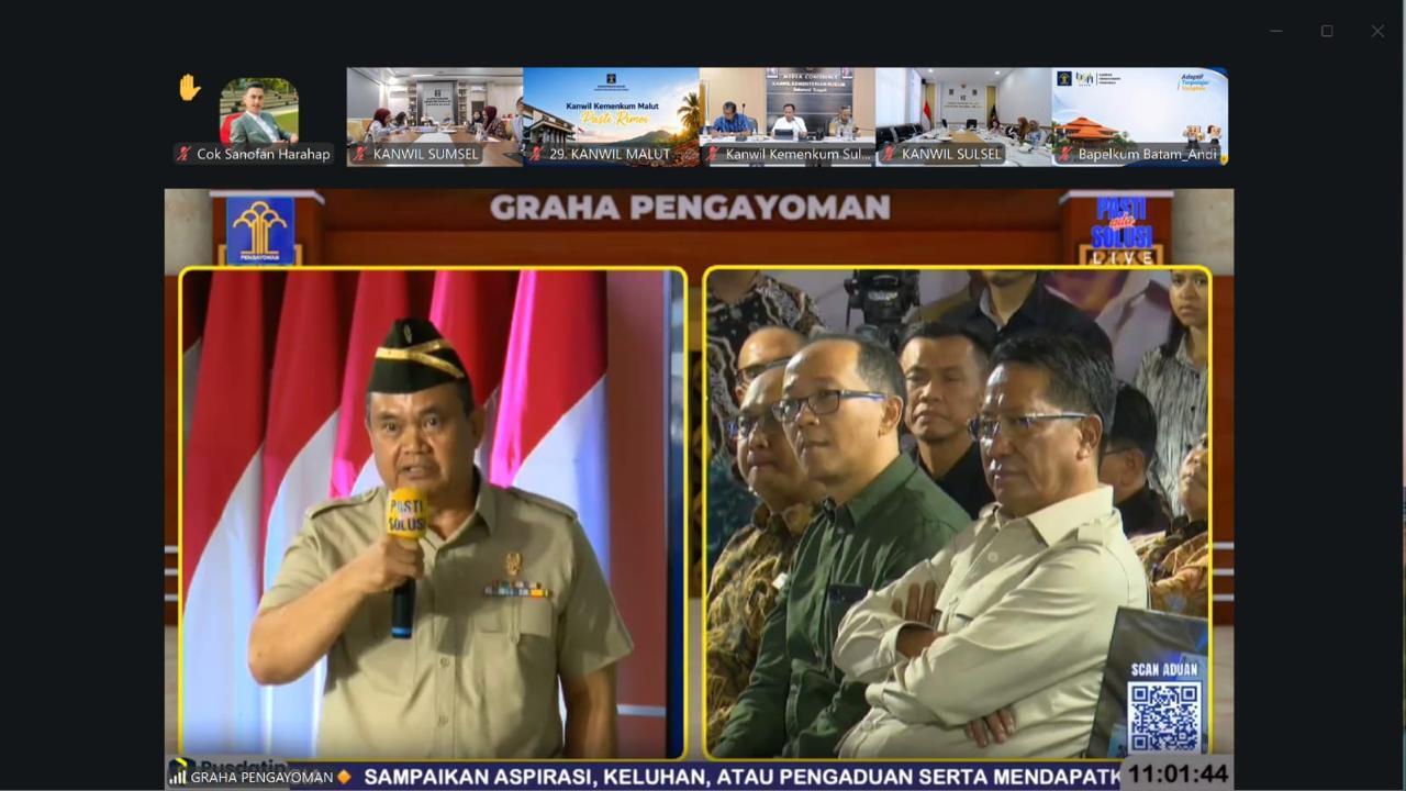 Kemenkum Sumsel Tegaskan Komitmen Layanan Publik Lewat Forum Pengaduan