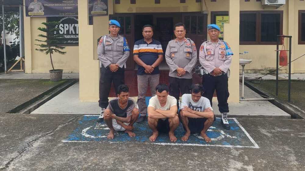 Gara-Gara Bobol Toko Buah, 3 Pria di Prabumulih Dibekuk Polisi