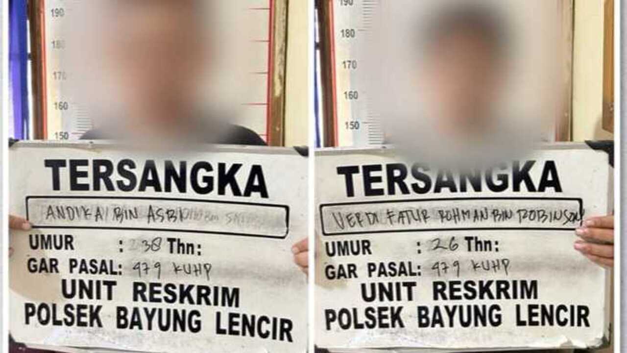 Hendak Kondangan Wanita Warga Bayung Lencir Dijambret, Dua Pelaku Berhasil Diringkus