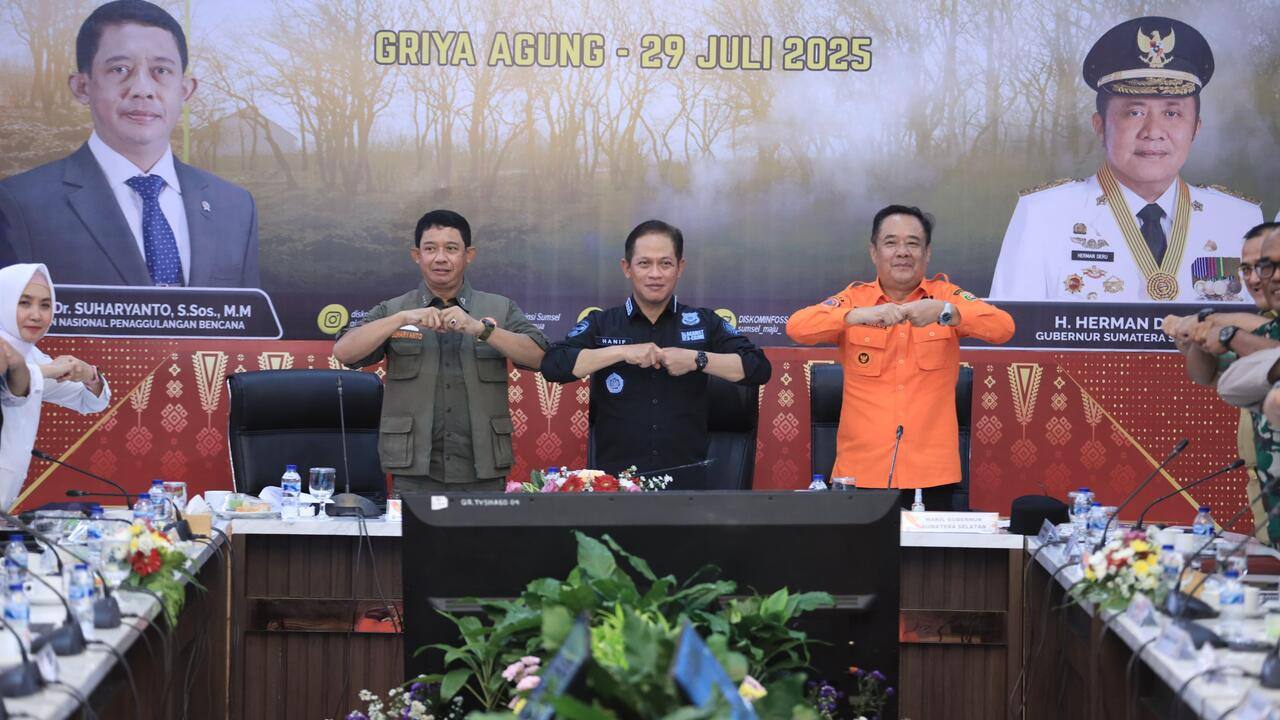 Kolaborasi Tangguh Hadapi Karhutla, Wagub Cik Ujang Ajak Semua Pihak Bersatu
