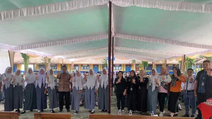 Tidak Hanya SMAN 1 Kayuagung, BNNK OKI Datangi Dua Sekolah Lainnya