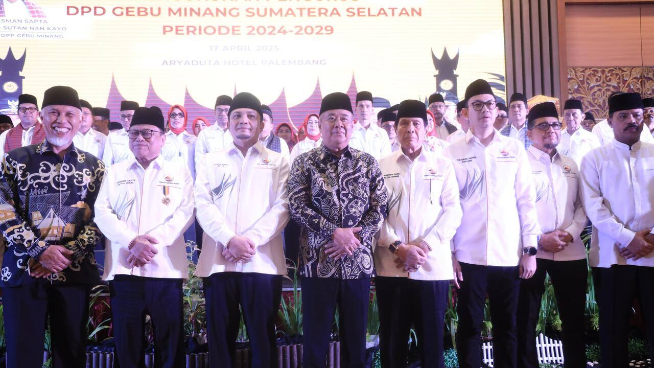 Wakil Gubernur Cik Ujang Ajak Para Pengurus Gebu Minang Sumsel Sinergi Dukung Kemajuan Daerah