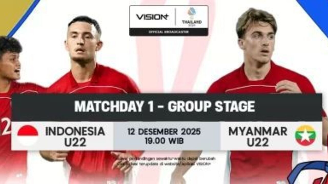 SEA Games 2025: Garuda Muda Hadapi Laga Hidup-Mati, Wajib Menang 3-0 atas Myanmar.