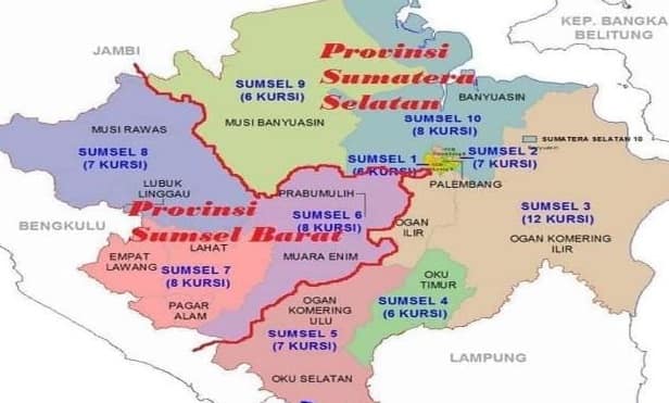 Pemekaran Provinsi Sumatera Selatan Buat Lubuklinggau Muara Enim dan Lahat Main Dua Kaki, Empat Lawang?