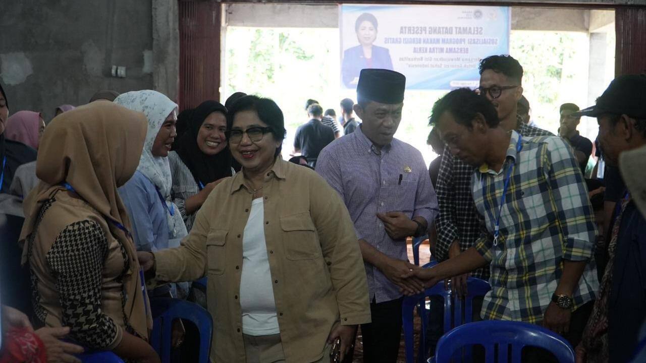 Sosialisasi Program Makan Bergizi Gratis di Desa Tanjung Kemala OKU Mendapat Antusiasme Warga