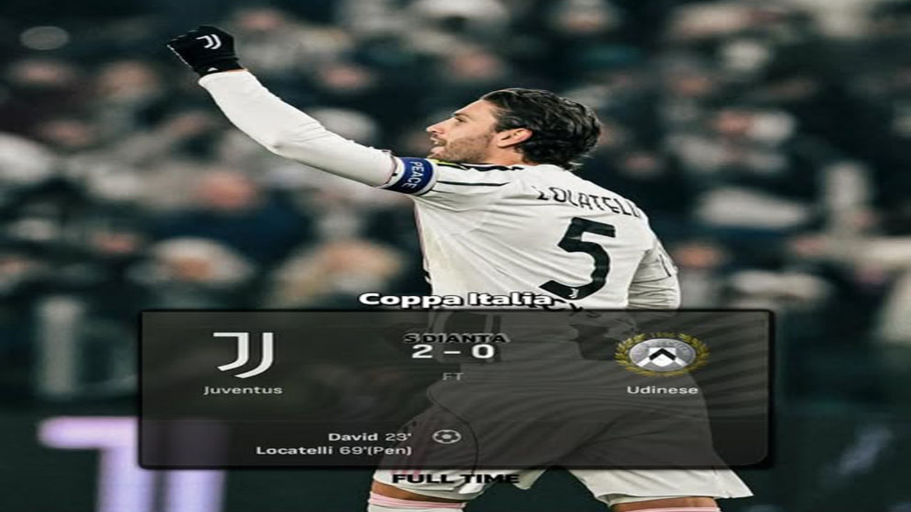 Hasil Coppa Italia 2025/2026: Juventus Lolos ke Perempatfinal, Kalahkan Udinese 2-0.