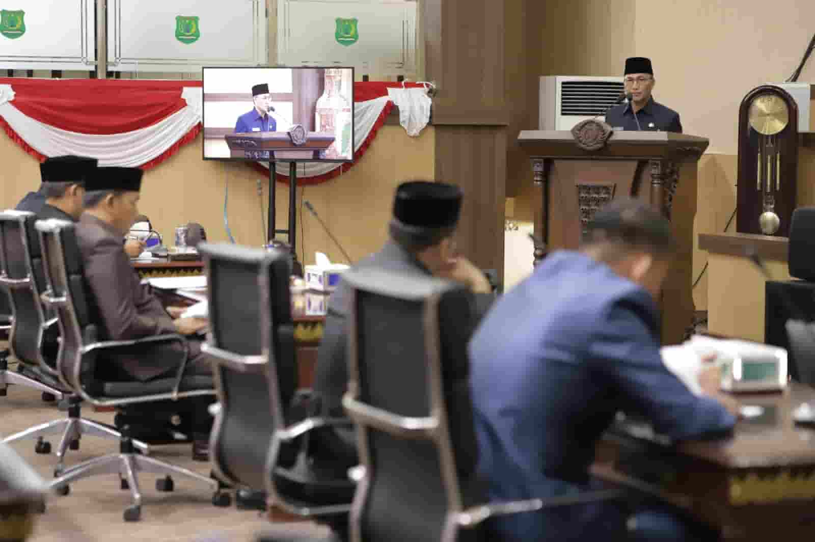 Paripurna DPRD Muba, Pj Bupati Sampaikan Rancangan KUPA dan PPAS-P RAPBD Perubahan TA 2022
