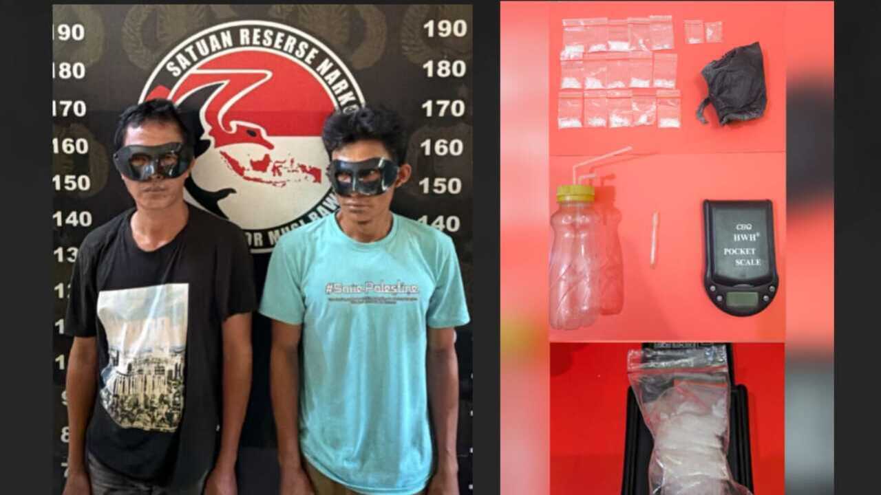 Operasi 10 Menit, Polisi Bekuk 5 Tersangka Sabu di Camp Perkebunan Musi Rawas