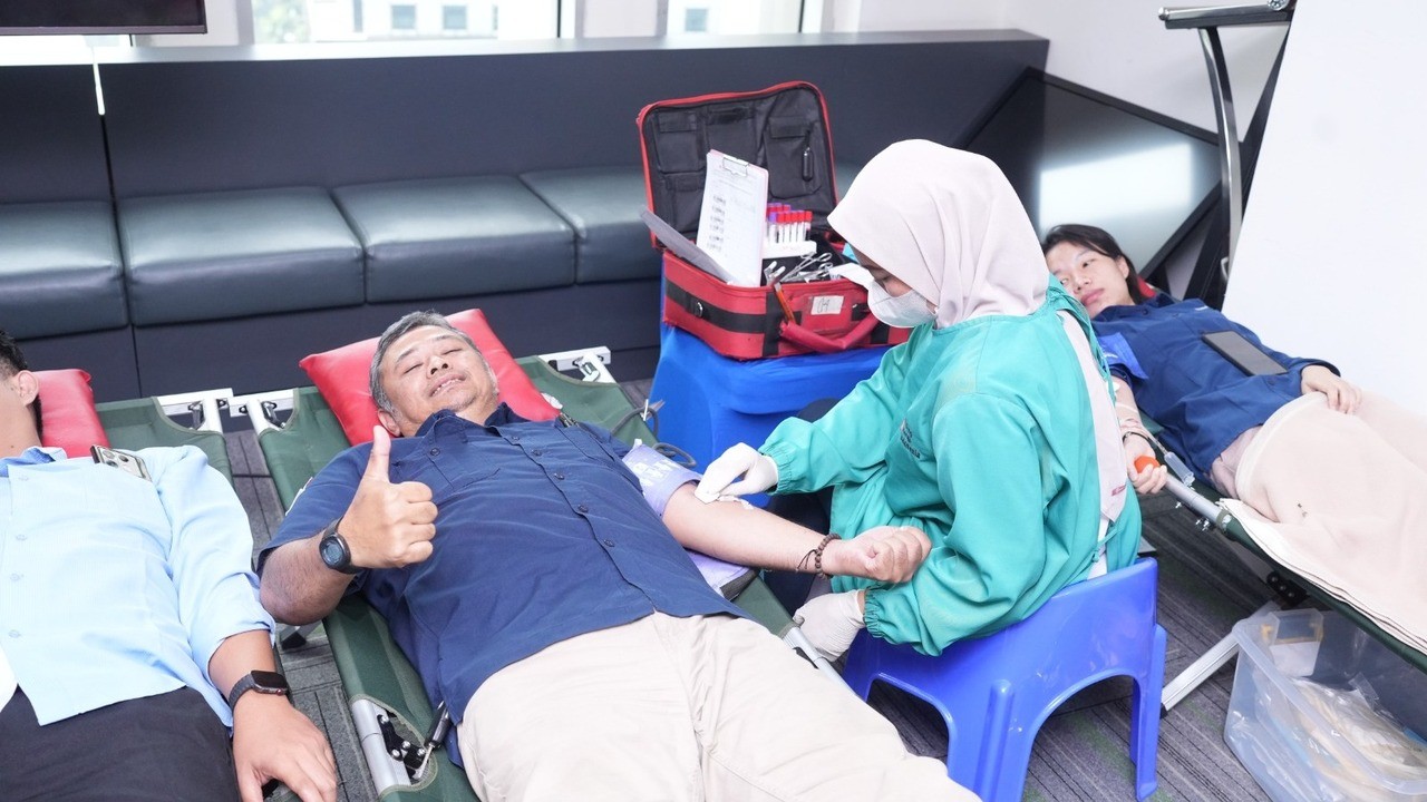 Semarak HUT ke-45, PTBA Salurkan Kepedulian Lewat Donor Darah
