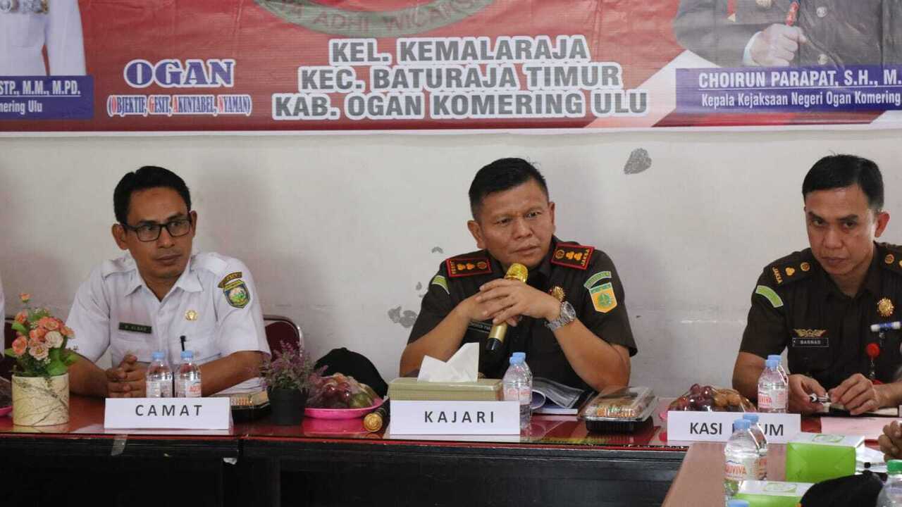 Kejari OKU Selesaikan Tiga Perkara Melalui Restorative Justice