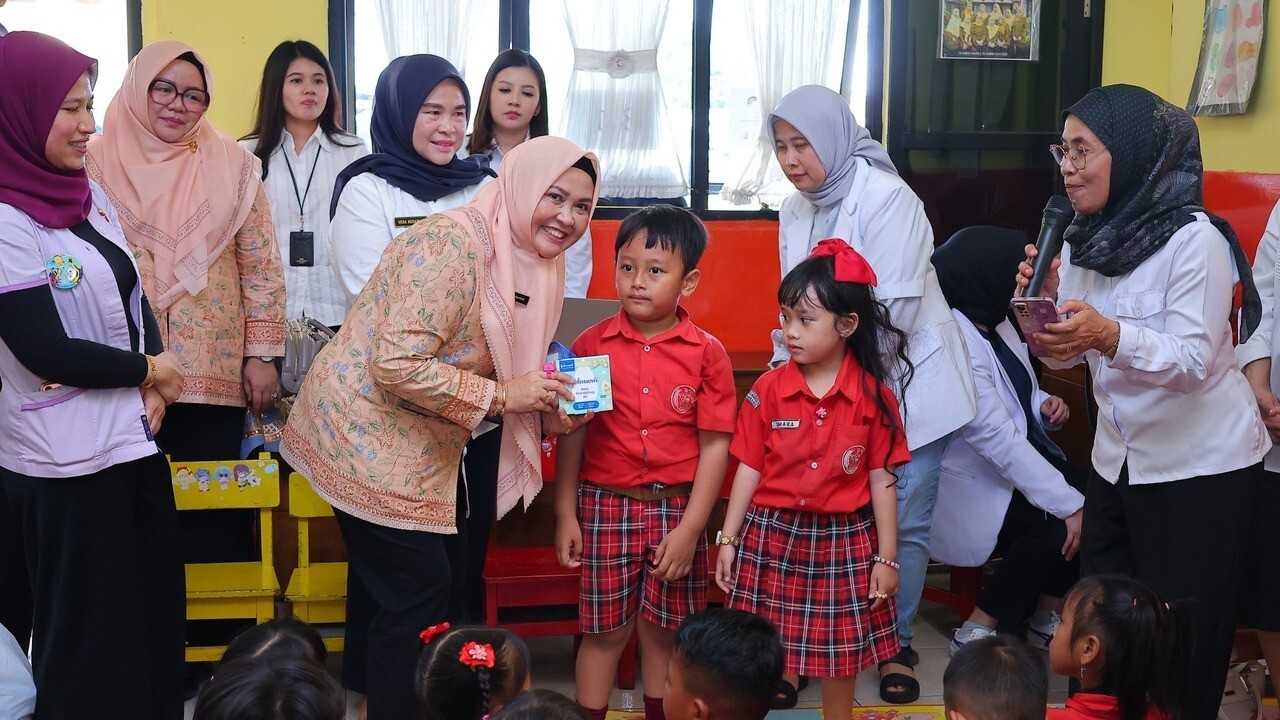 Cegah Gigi Berlubang, DWP Palembang Edukasi Kesehatan Gigi