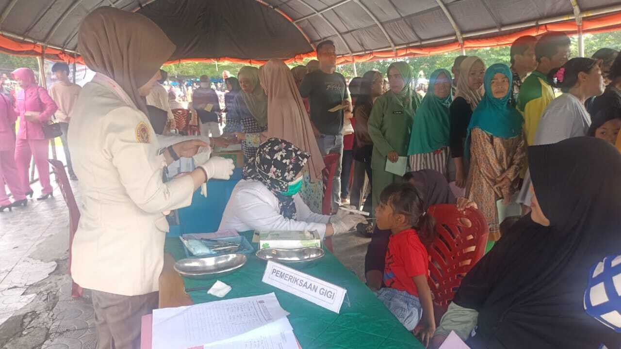 Kodim 0403 OKU Gelar Pemeriksaan Kesehatan Gratis