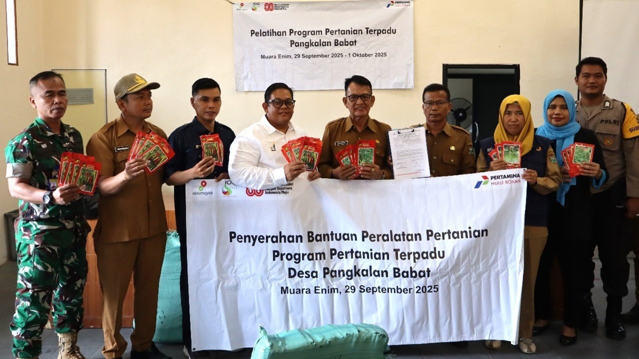 Pertamina EP Prabumulih Field Dorong Pertanian Terpadu dan Daur Ulang Sampah di Desa Pangkalan Babat