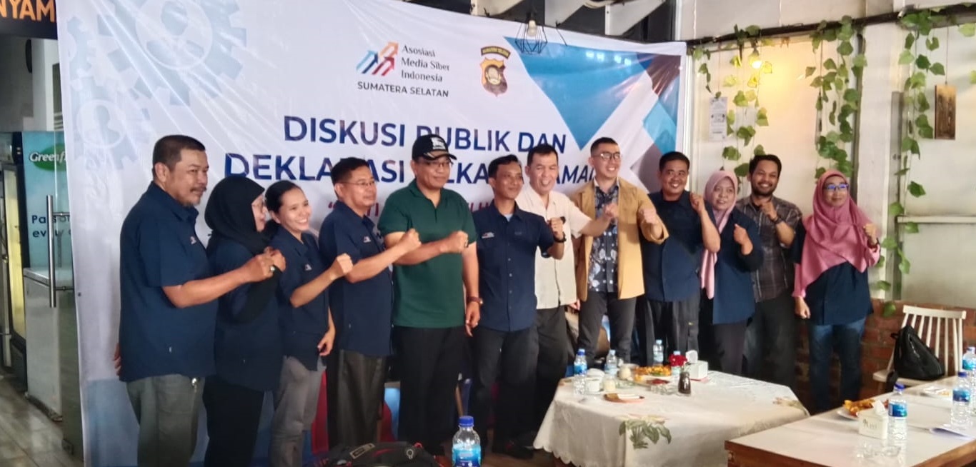 AMSI Sumsel Gelar Diskusi Publik dan Deklarasi Pilkada Damai: Antisipasi Informasi Hoaks Jadi Sorotan