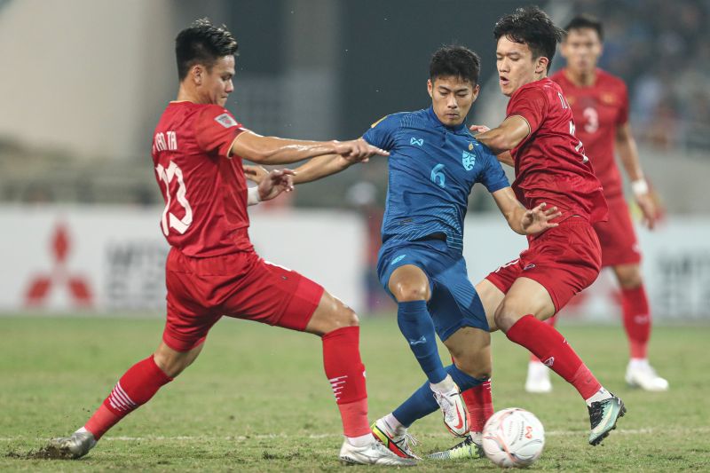 PIALA AFF 2022 : Thailand Tahan Vietnam 2-2 di Leg Pertama