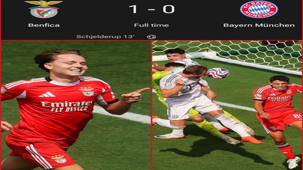 Hasil Piala Dunia Antarklub 2025 Grup C, Benfica Bekuk Bayern 1-0