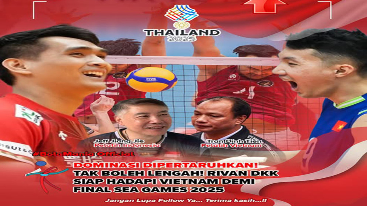 SEA Games 2025: Timnas Voli Putra Indonesia Tantang Vietnam di Semifinal.
