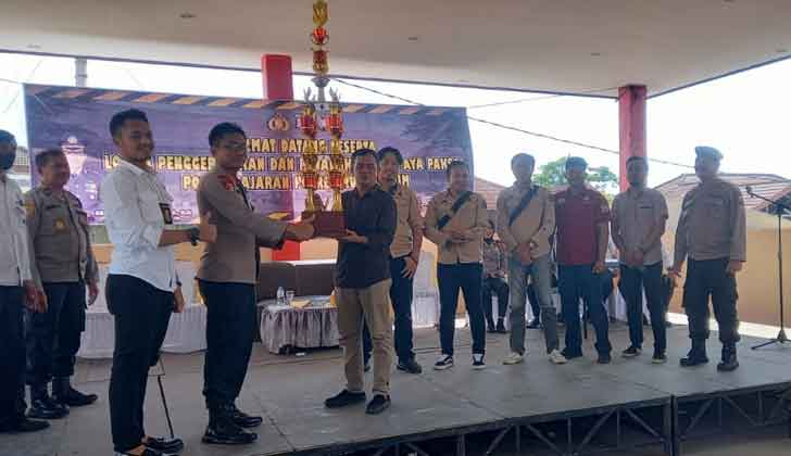 Polsek Gunung Megang Juara I Lomba Upaya Paksa