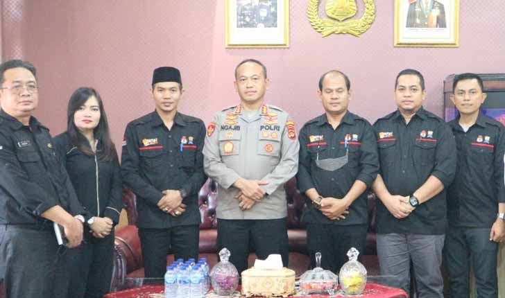 Persiapan Tahapan Pemilu, KPU Palembang Audensi dengan Kapolrestabes