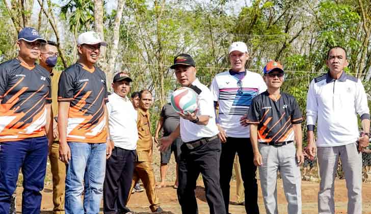 Gelorakan Olahraga di Muba, 35 Tim Volly Bertanding di Karang Anyar Open